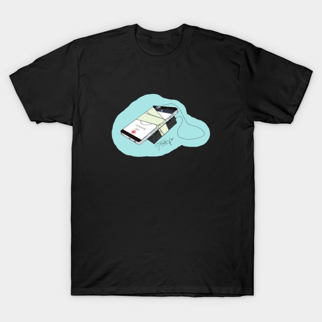 Modern Phone Bug T-Shirt by k1ownkid